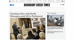 Desktop Screenshot of boundarycreektimes.com
